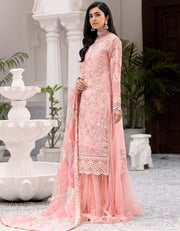 Robe by Emaan Adeel Embroidered Organza 3Pc Suit BL-303 - FaisalFabrics.pk