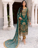 Robe by Emaan Adeel Embroidered Chiffon 3Pc Suit BL-306 - FaisalFabrics.pk