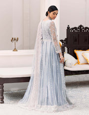 Robe by Emaan Adeel Embroidered Net 3Pc Suit BL-307 - FaisalFabrics.pk