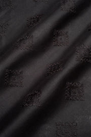 Bareeze Man Spray Embroidered Unstitched Fabric for Summer - Black