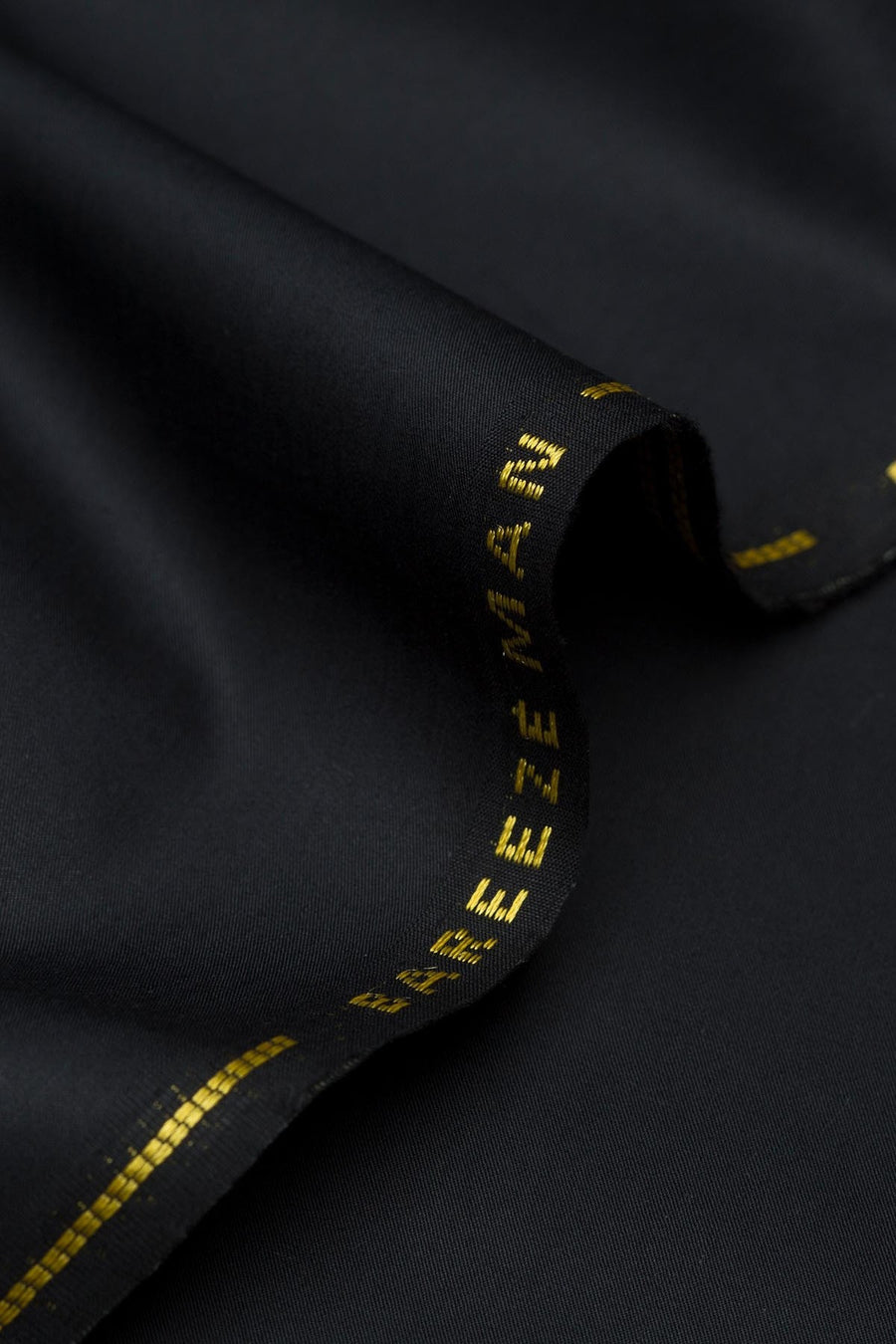 Bareeze Man Pima Cotton Unstitched Fabric for Summer - Black