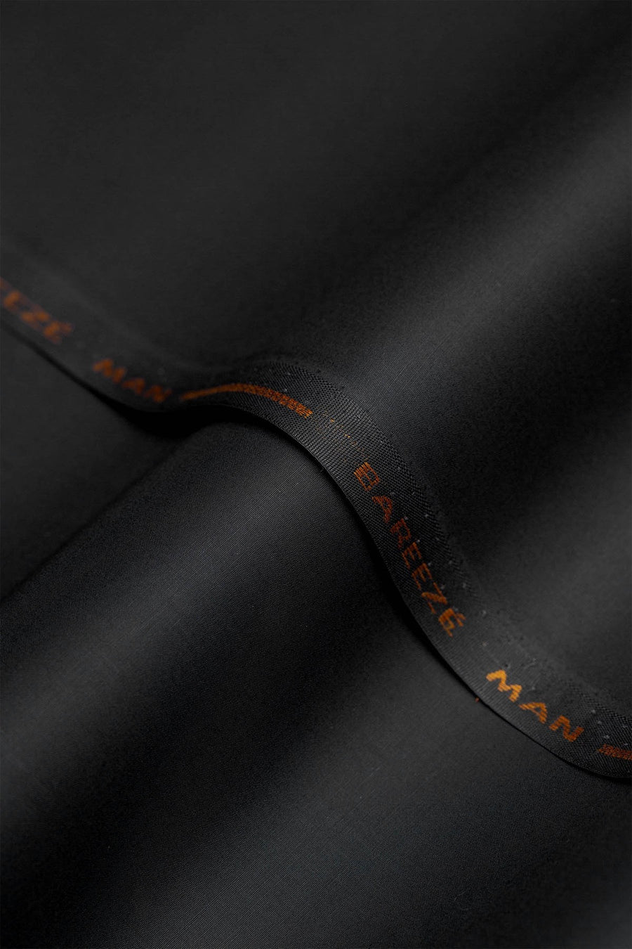 Bareeze Man Premium 365-Latha 100% Cotton Unstitched Fabric - Black