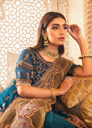 Blanche Fashion Mah e Lukah Unstitched Chiffon 3 Piece Suit BLC-01 - FaisalFabrics.pk