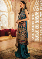 Blanche Fashion Mah e Lukah Unstitched Chiffon 3 Piece Suit BLC-01 - FaisalFabrics.pk