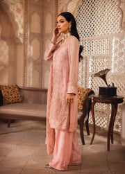Blanche Fashion Mah e Lukah Unstitched Chiffon 3 Piece Suit BLC-06 - FaisalFabrics.pk