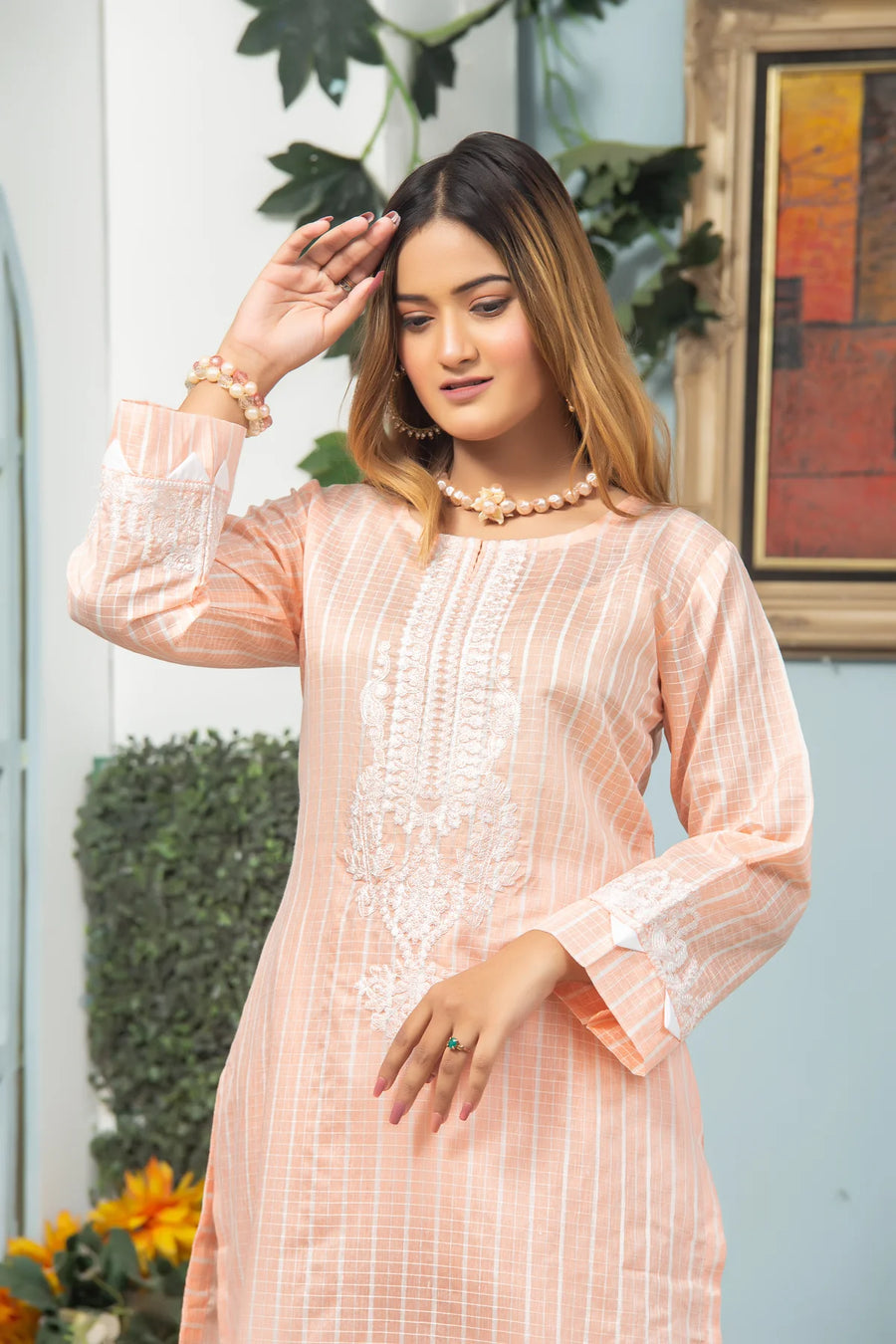 Mak Fashion Essentials Edit Embroidered Lawn Ready to Wear 2Pc - BLOOM