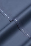 Bareeze Man Egyptian Cotton 2/1 Unstitched Fabric for Summer - Blue