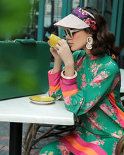 Maria Osama Khan Retro Ready to Wear 2Pc Suit - BOSSY BLUSH