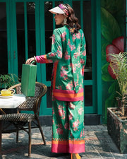 Maria Osama Khan Retro Ready to Wear 2Pc Suit - BOSSY BLUSH