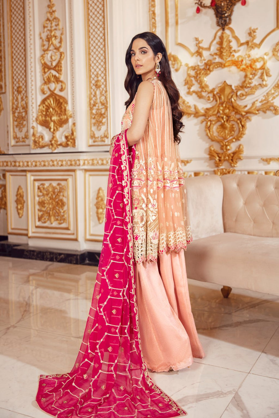 Emaan Adeel Belle Robe Wedding Edition Embroidered 3Pc Suit BR-04 - FaisalFabrics.pk