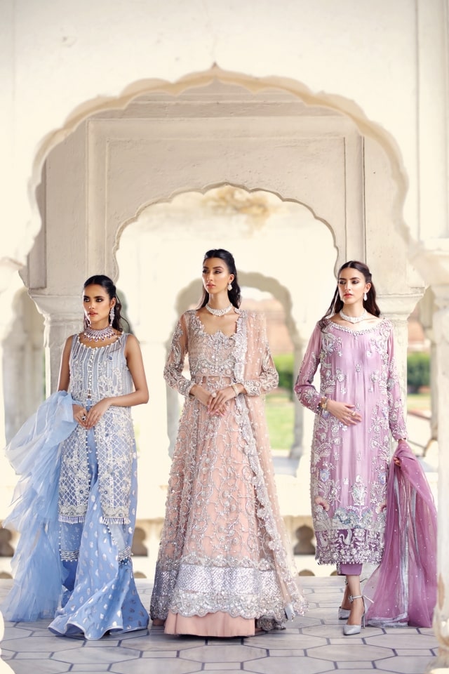 Sumaria’s Couture Bridal Stitched 3Pc Suit - BRIDAL MIX