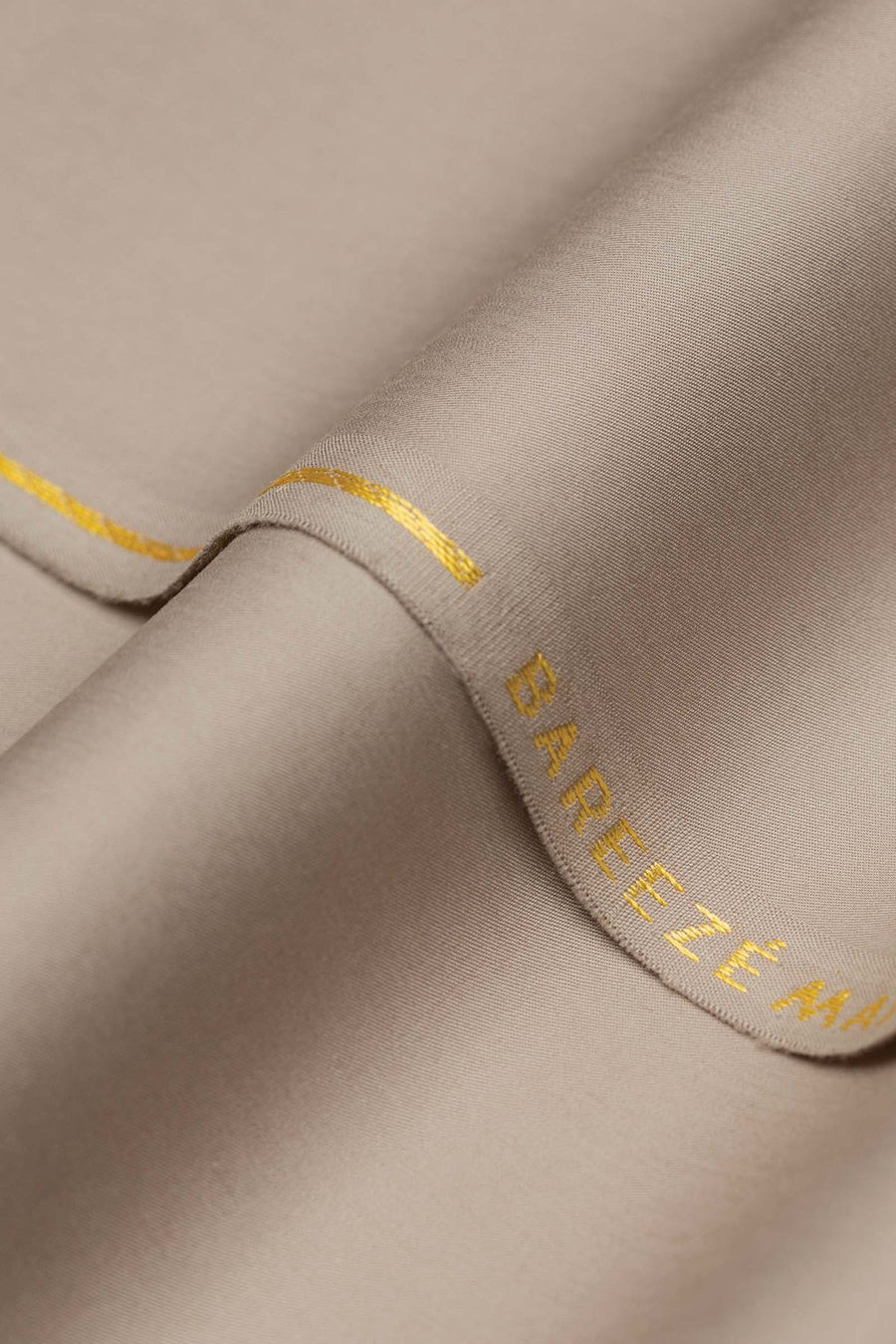 Bareeze Man Pima Cotton Unstitched Fabric for Summer - Brown
