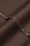 Bareeze Man Egyptian Cotton 2/1 Unstitched Fabric for Summer - Brown