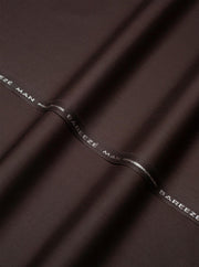 Bareeze Man Egyptian Cotton 1/1 Unstitched Fabric for Summer - Brown