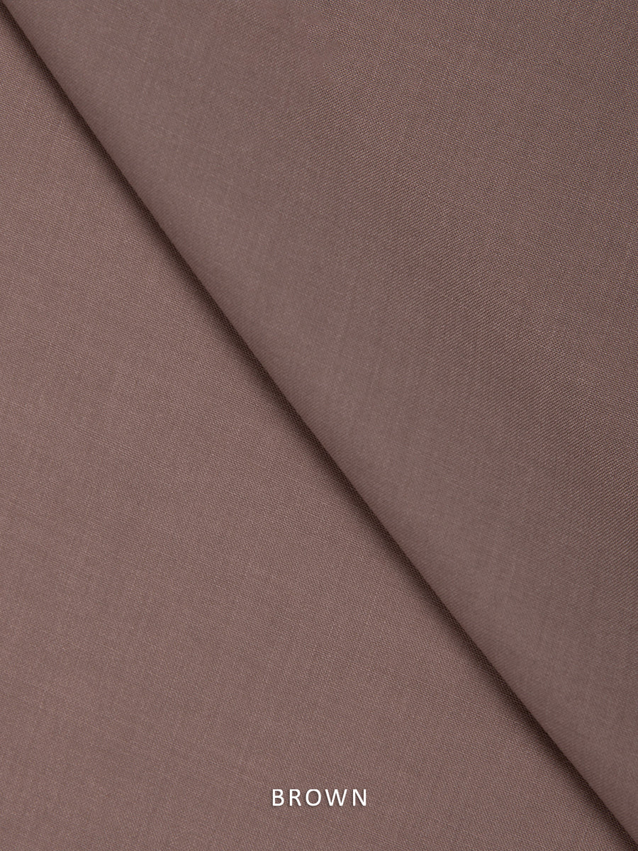 Safeer by edenrobe Men’s Blended Fabric For Summer EMUB21-Amuse Brown - FaisalFabrics.pk