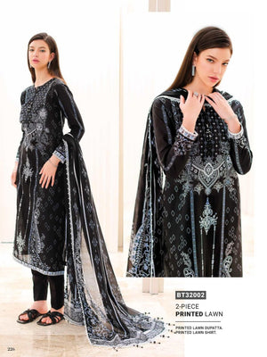 GulAhmed Summer Essential Lawn Unstitched Printed 2Pc Suit BT-32002