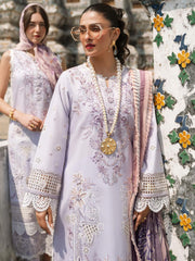 Mushq Lawana Embroidered Luxury Lawn Unstitched 3Pc Suit MSL-23-02 Banyen