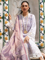 Mushq Lawana Embroidered Luxury Lawn Unstitched 3Pc Suit MSL-23-02 Banyen