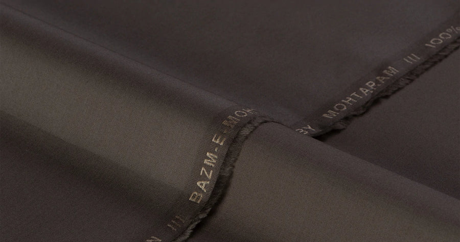 Bazm-e-Mohtaram Unstitched Men's Cotton Suit