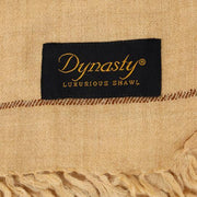 Dynasty Premium Mens Pure Wool Shawl Lux Woolen - Beige - FaisalFabrics.pk