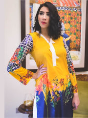 Beloved Premium Printed Lawn Shirt for Summers B-01 Daylily - FaisalFabrics.pk