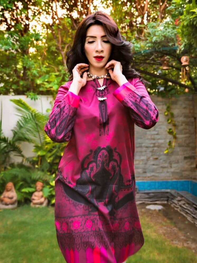 Beloved Premium Printed Lawn Shirt for Summers B-02 Fire Finch - FaisalFabrics.pk