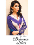 Beloved Premium Printed Lawn Shirt for Summers B-05 Bohemian Blues - FaisalFabrics.pk
