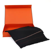 Dynasty Premium Mens Pure Wool Shawl Lux Woolen - Black - FaisalFabrics.pk