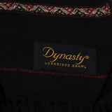 Dynasty Premium Mens Pure Wool Shawl Lux Woolen - Black - FaisalFabrics.pk