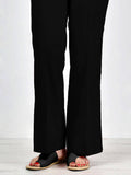 Unstitched Cotton Plain Trouser Fabric Black BLK-01