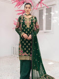 Blanche Fashion Umang Vol-01 Embroidered Chiffon 3pc Suit D-05 Nova - FaisalFabrics.pk