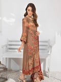 Blanche Fashion Umang Vol-01 Embroidered Chiffon 3pc Suit D-06 Lotus - FaisalFabrics.pk