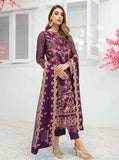 Blanche Fashion Umang Vol-01 Embroidered Chiffon 3pc Suit D-10 Menara - FaisalFabrics.pk