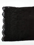 Unstitched Cotton Chikankari Embroidered Trouser Fabric Black TR-11 - FaisalFabrics.pk