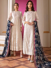 Baroque Chantelle Embroidered Chiffon 2020 3 Piece Suit D-02 Glaze - FaisalFabrics.pk