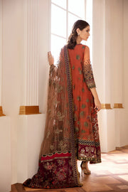 Baroque Chantelle Embroidered Chiffon 2020 3 Piece Suit D-03 Dandelion - FaisalFabrics.pk