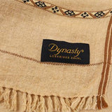Dynasty Mens Pure Wool Super Fine Shawl Full Size - Brown - FaisalFabrics.pk