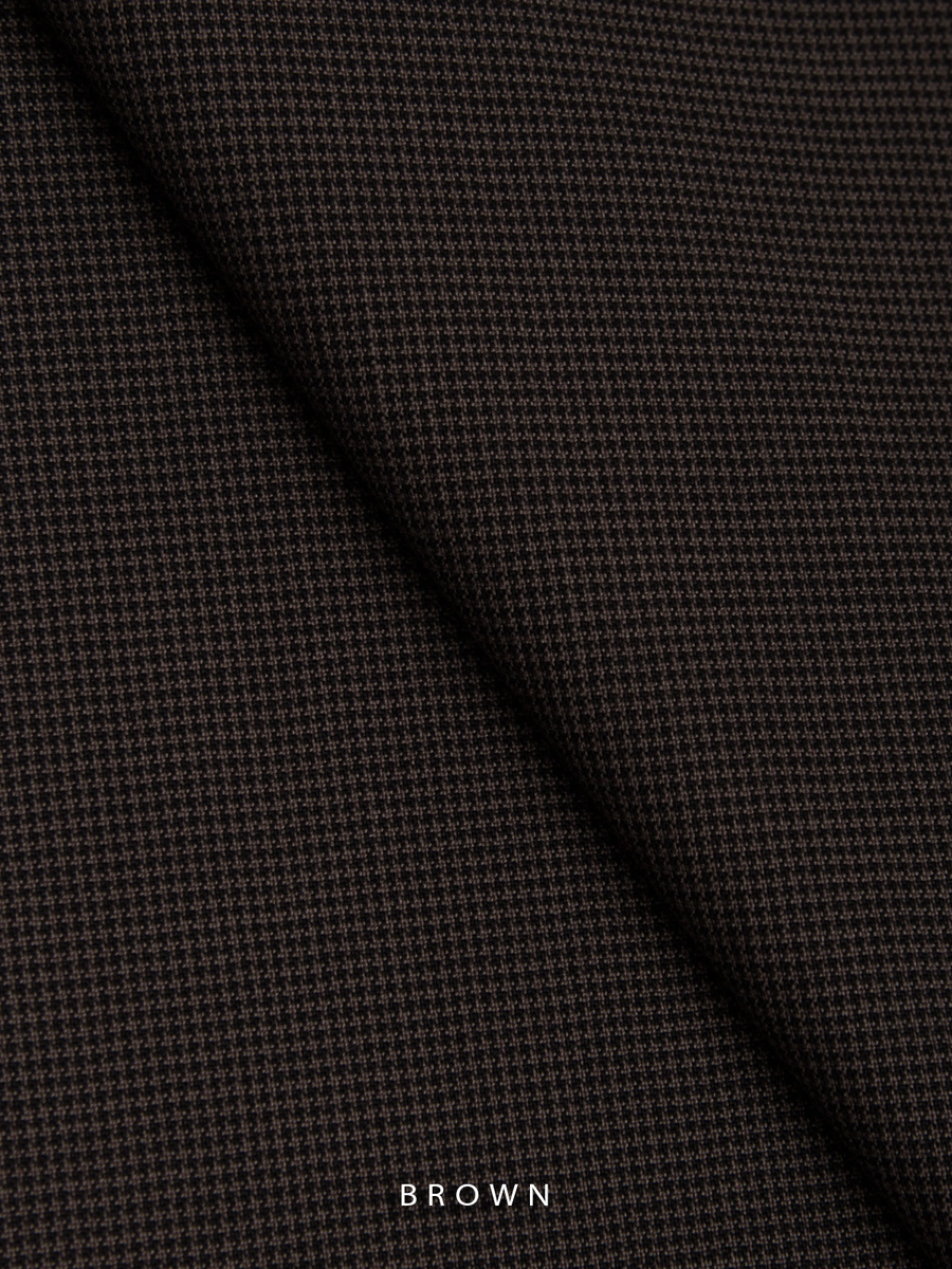 Safeer by edenrobe Men’s Blenden Fabric For Summer EMUB21-Extreme Brown - FaisalFabrics.pk