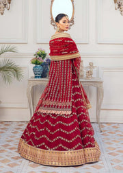 Akbar Aslam Libas e Khas Unstitched Formals 3pc Suit AALK-1397 CARNELIAN - FaisalFabrics.pk