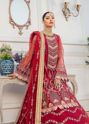 Akbar Aslam Libas e Khas Unstitched Formals 3pc Suit AALK-1397 CARNELIAN - FaisalFabrics.pk