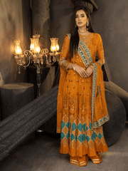 Charizma Signature Barkha Unstitched Premium Chiffon 3Pc Suit CBK-02