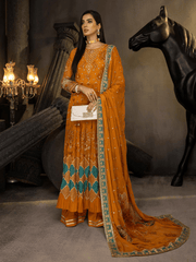 Charizma Signature Barkha Unstitched Premium Chiffon 3Pc Suit CBK-02