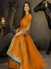 Charizma Signature Barkha Unstitched Premium Chiffon 3Pc Suit CBK-02