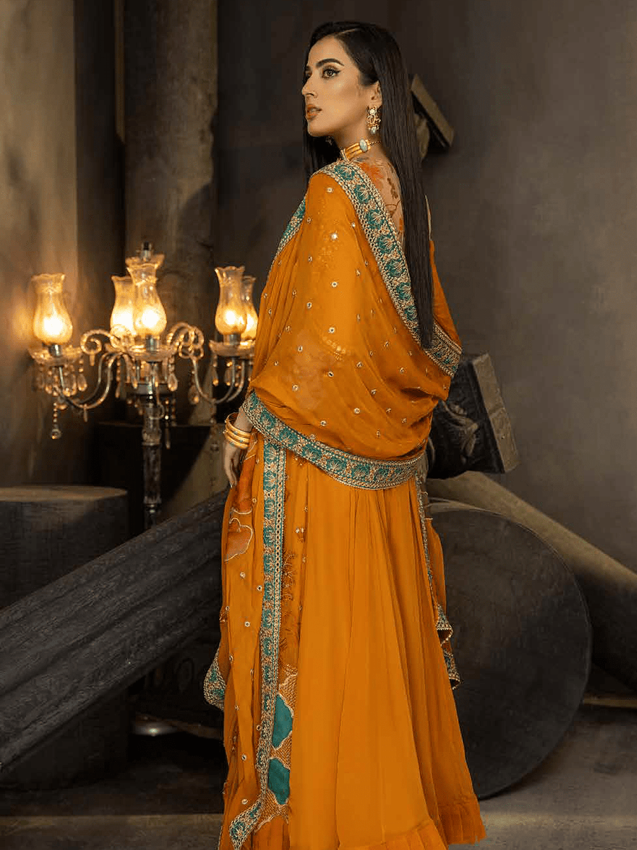 Charizma Signature Barkha Unstitched Premium Chiffon 3Pc Suit CBK-02