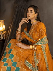 Charizma Signature Barkha Unstitched Premium Chiffon 3Pc Suit CBK-02