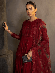 Charizma Signature Barkha Unstitched Premium Chiffon 3Pc Suit CBK-03