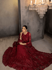 Charizma Signature Barkha Unstitched Premium Chiffon 3Pc Suit CBK-03