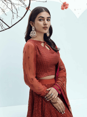 Charizma Signature Barkha Unstitched Premium Chiffon 3Pc Suit CBK-08