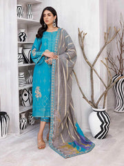 Charizma Bunnat Embroidered Lawn Jacquard Unstitched 3Pc Suit CBN-01