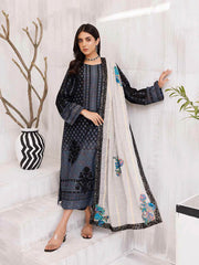 Charizma Bunnat Embroidered Lawn Jacquard Unstitched 3Pc Suit CBN-07